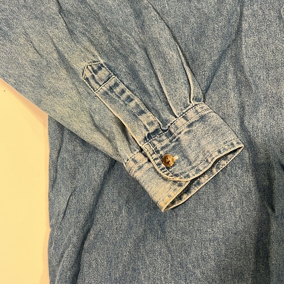 Nutcracker - holiday chambray button up, large - Picture 2 of 7